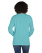 ComfortWash by Hanes Unisex Garment-Dyed Long-Sleeve T-Shirt with Pocket MINT ModelBack