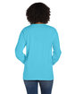 ComfortWash by Hanes Unisex Garment-Dyed Long-Sleeve T-Shirt with Pocket FRESHWATER ModelBack