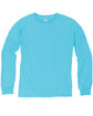 ComfortWash by Hanes Unisex Garment-Dyed Long-Sleeve T-Shirt with Pocket FRESHWATER FlatFront