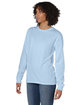 ComfortWash by Hanes Unisex Garment-Dyed Long-Sleeve T-Shirt with Pocket SOOTHING BLUE ModelQrt