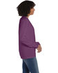 ComfortWash by Hanes Unisex Garment-Dyed Long-Sleeve T-Shirt with Pocket PURP PLUM RAISIN ModelSide