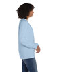 ComfortWash by Hanes Unisex Garment-Dyed Long-Sleeve T-Shirt with Pocket soothing blue ModelSide