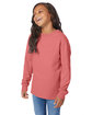 ComfortWash by Hanes Youth Crew Long-Sleeve T-Shirt coral craze ModelQrt