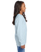 ComfortWash by Hanes Youth Crew Long-Sleeve T-Shirt soothing blue ModelSide