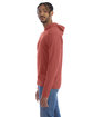 ComfortWash by Hanes Unisex Jersey Hooded T-Shirt nantucket red ModelSide