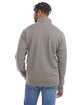 ComfortWash by Hanes Unisex Quarter-Zip Sweatshirt concrete gray ModelBack