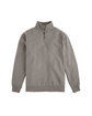 ComfortWash by Hanes Unisex Quarter-Zip Sweatshirt concrete gray OFFront