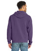 ComfortWash by Hanes Unisex Pullover Hooded Sweatshirt GRAPE SODA ModelBack
