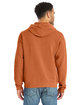 ComfortWash by Hanes Unisex Pullover Hooded Sweatshirt TEXAS ORANGE ModelBack