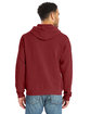 ComfortWash by Hanes Unisex Pullover Hooded Sweatshirt cayenne ModelBack