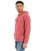 ComfortWash by Hanes Unisex Pullover Hooded Sweatshirt CORAL CRAZE ModelQrt