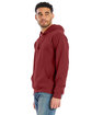 ComfortWash by Hanes Unisex Pullover Hooded Sweatshirt CAYENNE ModelQrt
