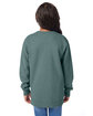 ComfortWash by Hanes Youth Fleece Sweatshirt cypress green ModelBack