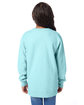 ComfortWash by Hanes Youth Fleece Sweatshirt mint ModelBack