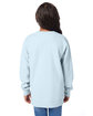 ComfortWash by Hanes Youth Fleece Sweatshirt soothing blue ModelBack