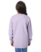 ComfortWash by Hanes Youth Fleece Sweatshirt future lavender ModelBack