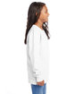 ComfortWash by Hanes Youth Fleece Sweatshirt white ModelSide