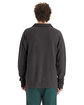 ComfortWash by Hanes Unisex Garment Dye Polo Collar Sweatshirt new railroad gry ModelBack