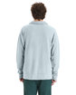 ComfortWash by Hanes Unisex Garment Dye Polo Collar Sweatshirt soothing blue ModelBack