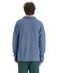 ComfortWash by Hanes Unisex Garment Dye Polo Collar Sweatshirt saltwater ModelBack