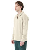 ComfortWash by Hanes Unisex Garment Dye Polo Collar Sweatshirt parchment ModelQrt