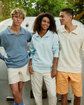 ComfortWash by Hanes Unisex Garment Dye Polo Collar Sweatshirt  Lifestyle