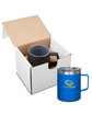 Prime Line 12oz Vacuum Insulated Coffee Mug With Handle In Mailer reflex blue DecoFront