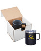 Prime Line 12oz Vacuum Insulated Coffee Mug With Handle In Mailer black DecoFront