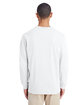 Gildan Hammer Adult Long-Sleeve T-Shirt white ModelBack