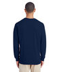 Gildan Hammer Adult Long-Sleeve T-Shirt sport dark navy ModelBack