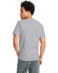Hanes Men's Authentic-T Pocket T-Shirt ash ModelBack