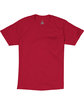 Hanes Men's Authentic-T Pocket T-Shirt deep red FlatFront