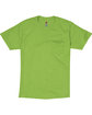 Hanes Men's Authentic-T Pocket T-Shirt lime FlatFront