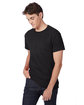 Hanes Men's Authentic-T Pocket T-Shirt black ModelQrt