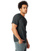 Hanes Men's Authentic-T Pocket T-Shirt charcoal heather ModelSide