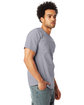 Hanes Men's Authentic-T Pocket T-Shirt light steel ModelSide