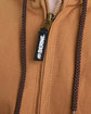 Berne Men's Tall Highland Washed Cotton Duck Hooded Jacket brown duck OFSide