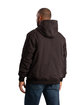 Berne Men's Heartland Duck Flannel-Lined Hooded Jacket black ModelBack