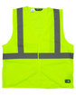 Berne Adult Hi-Vis Class 2 Economy Vest yellow FlatFront