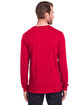 Fruit of the Loom Adult ICONIC Long Sleeve T-Shirt true red ModelBack