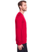 Fruit of the Loom Adult ICONIC Long Sleeve T-Shirt true red ModelSide