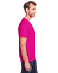 Fruit of the Loom Adult ICONIC™ T-Shirt cyber pink ModelSide