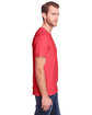 Fruit of the Loom Adult ICONIC™ T-Shirt fiery red hthr ModelSide