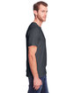 Fruit of the Loom Adult ICONIC™ T-Shirt black ink heathr ModelSide