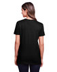 Fruit of the Loom Ladies' ICONIC™ T-Shirt black ink ModelBack