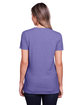 Fruit of the Loom Ladies' ICONIC™ T-Shirt retro hth purple ModelBack