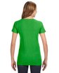 J America Ladies' V-Neck Slub T-Shirt lime ModelBack