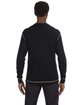 J America Men's Vintage Long-Sleeve Thermal T-Shirt black/ vint  wht ModelBack