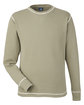 J America Men's Vintage Long-Sleeve Thermal T-Shirt olive OFFront