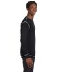 J America Men's Vintage Long-Sleeve Thermal T-Shirt black/ vint  wht ModelSide